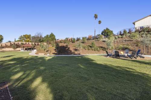 Grassy Area and Gazebo at Community Park at Boulevard Park